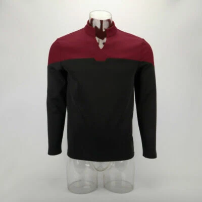 Uniforme Captain Picard Startfleet 2019 cosplay camisetas rojas Foto 1 de 4