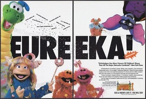 EUREEKA'S CASTLE - Original 1991 Trade AD / ADVERT / toy promo _ Nickelodeon - Picture 1 of 4