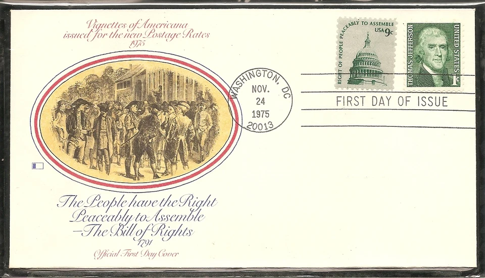 US Scott # 1591 Capitol Dome- Americana Issue- FDC. Fleetwood Cachet. - Image 1 of 1