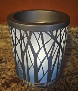 Yankee Candle Scenterpiece Twilight Forest Wax Warmer Meltcup Trees w/ Timer - Picture 1 of 5