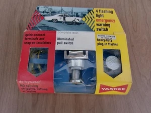 VINTAGE YANKEE # 760 4-WAY FLASHING LIGHT EMERGENCY WARNING SWITCH  NIB - Picture 1 of 8