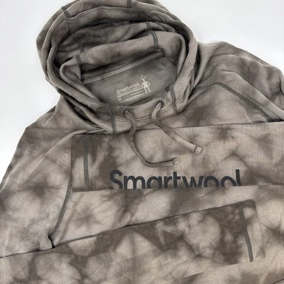 Sudadera con capucha térmica Smartwool Merino 250 para mujer mediana marrón lavado mármol pulóver Foto 1 de 4
