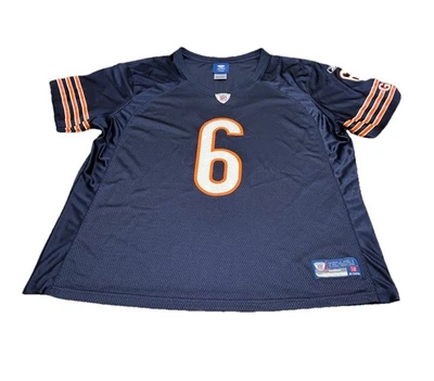 Camiseta para mujer Reebok On Field NFL Chicago Bears XXL #6 Jay Cutler azul talla 2XL Foto 1 de 4