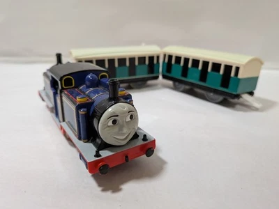 Thomas & Friends TOMY Plarail Trackmaster Mighty Mac Juego Completo Tren Raro Foto 1 de 4