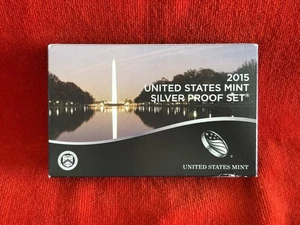 2015 Silver Proof Set U.S. Mint Original Government Packaging COA - Picture 1 of 12