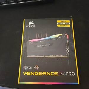 Corsair Vengeance RGB Pro 32GB (2x16GB) DDR4 DRAM 3600MHz - CMW32GX4M2D3600C18 - Afbeelding 1 van 2