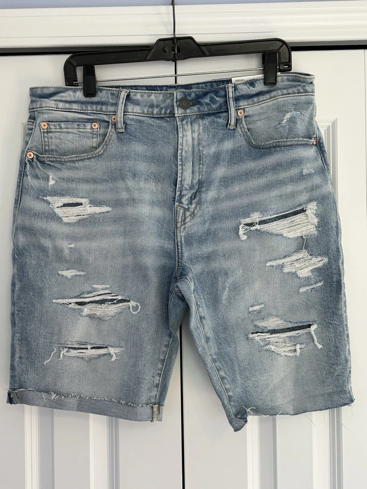 Pantalones Cortos de Denim American Eagle Flex Cutoff Para Hombre Azul Envejecido Talla 34 Nuevos con Etiquetas Foto 1 de 4