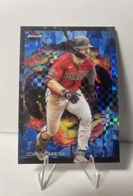 2024 Topps Finest - Rare Corbin Carroll #280 Blue Checkerboard Refractor /49 - Image 1 of 2
