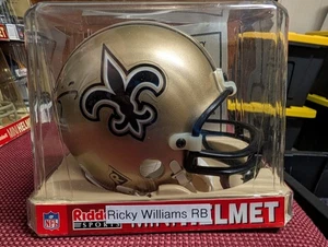New Orleans Saints handsigniert signed Mini Helm Coa Ricky Williams - Bild 1 von 3