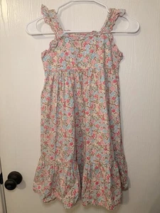 Vintage Oshkosh B’gosh Blumen Sommerkleid 1999 Kleid Mädchen Größe 7 - Bild 1 von 7