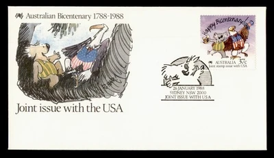 DR WHO 1988 AUSTRALIA FDC BICENTENNIAL CACHET M37942 - Image 1 of 2
