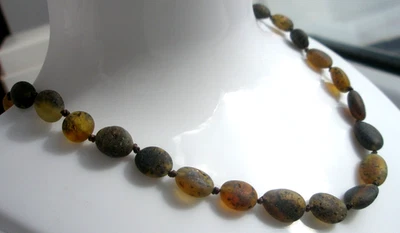 RAW Genuine BALTIC AMBER NECKLACE 18 inches (46 cm) - Image 1 of 4