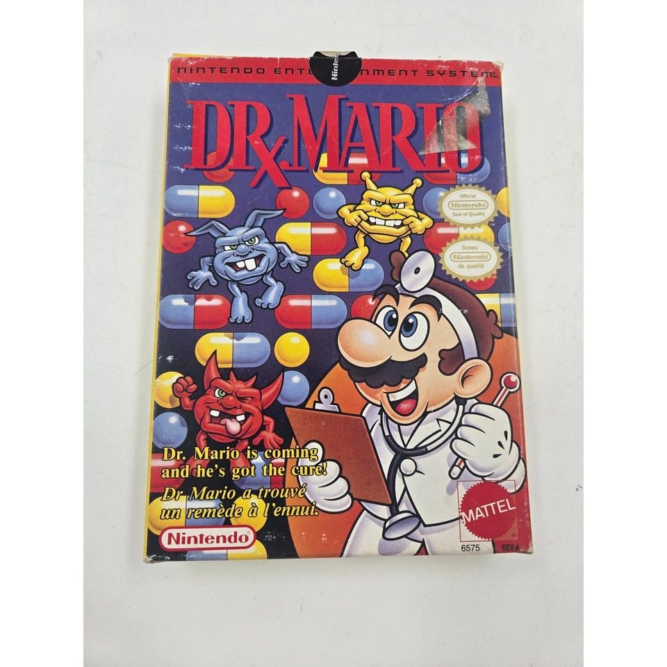 Dr. Mario (Nintendo Entertainment System, 1990) NES CIB Complete with Inserts - Image 1 of 4