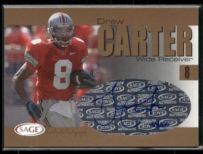 Drew Carter 2004 Sage Gold Auto 90/160 - Image 1 of 2