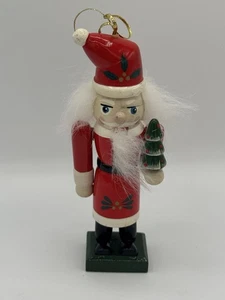 "Adorno de Navidad Cascanueces vintage 5 1/2"" árbol de sujeción" - Imagen 1 de 12