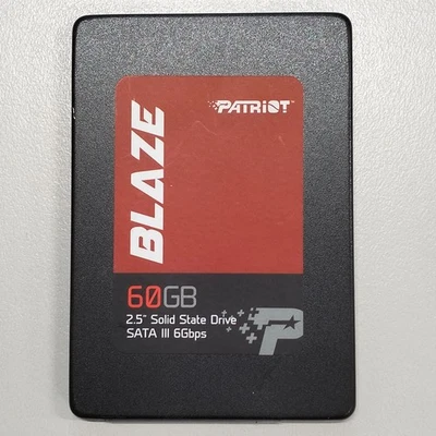 Patriot Blaze 60GB 2.5" SATA3 6Gb/s MLC SSD Solid State Drive PB60GS25SSDR - Image 1 of 4