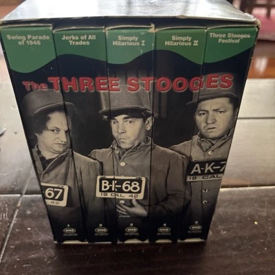 The Three Stooges Collector Series (VHS Collection 5 VHS Tapes 1998) - Image 1 of 4