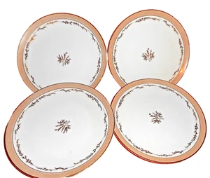 4 NORITAKE NADYA 8 1/4" SALAD/LUNCHEON PLATES EUC - Picture 1 of 3