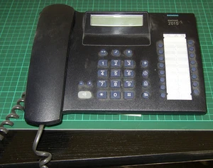 Siemens Euroset 2015 Single Line Corded Business Telephone Phone Blue - Photo 1/1