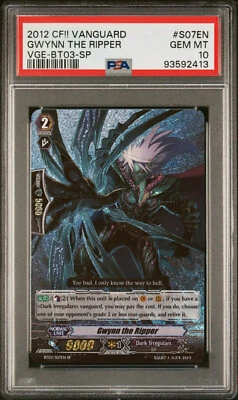 Gwynn the Ripper SP 2012 BT03 PSA 10 Gem Mint 💎 Cardfight Vanguard BT03 S07EN - Image 1 of 2