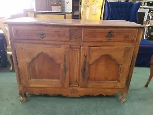 18TH C COUNTRY FRENCH 2 DOOR SIDEBOARD - Picture 1 of 11