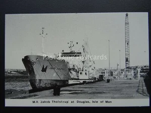 Isle of Man Shipping JAKOB THOLSTRUP c1980's Postcard by Mannin - Picture 1 of 2