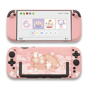 GeekShare Steamed Bun Rabbit Protective Case for Nintendo Switch 2025 Hard Shell - Picture 1 of 5