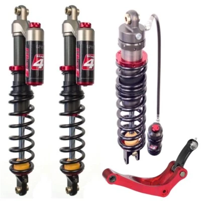 Amortiguadores ELKA SUSPENSIÓN ETAPA 4 DELANTEROS Y TRASEROS + ENLACE YAMAHA BANSHEE 350 87-2012 Foto 1 de 3