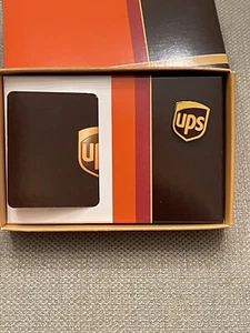 UPS New Logo. United Parcel Service New Logo Pin & Box- See Pics - Picture 1 of 3