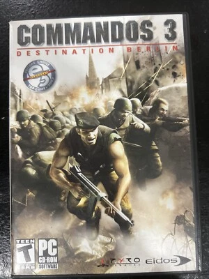 Commandos 3: Destination Berlin (PC CD)  Game Computer Vintage Fun C1 - Image 1 of 4