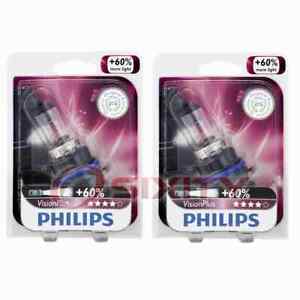2 pc Philips High Low Beam Headlight Bulbs for Mazda 323 626 929 MPV MX-3 ud