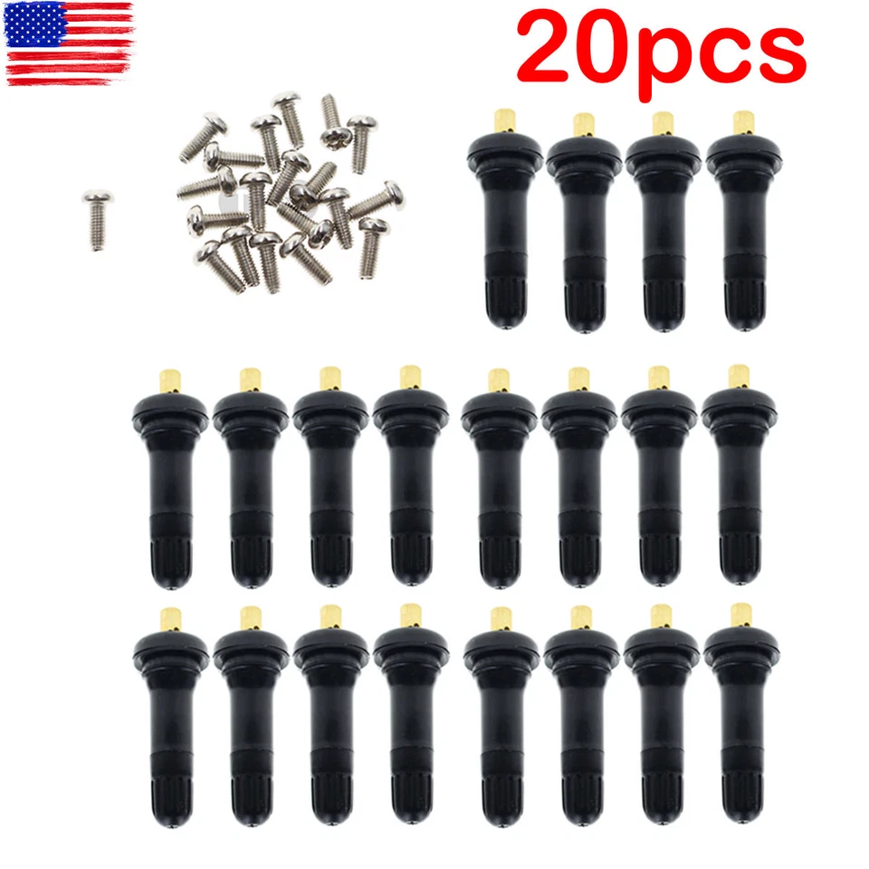 Vástago de válvula sensor de presión de neumáticos TPMS de 20 piezas para Jeep Commander Compass Wrangler Foto 1 de 4