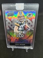 2021 Panini One Jordy Nelson SB XLV autographed refractor card - includes case