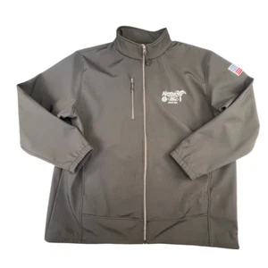 AKWA Ford Truck Jacket 2X Softshell Black USA Workwear UAW Local 862 Union Coat - Picture 1 of 12