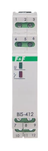Stromstoßrelais 9V-30V AC/DC 16A 1Wechsler mit Gruppenfunktion BIS-412 24V - Bild 1 von 6