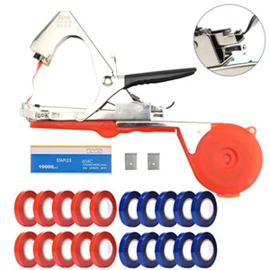 Garden Plant Tying Vine Tape Tool Strapper Cane Support Ribbon Machine F Tomato - Picture 1 of 18
