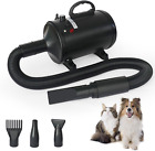 Dog Hair Dryer,High Velocity Force Dog Blow Dryer for Grooming, Adjustable Speed