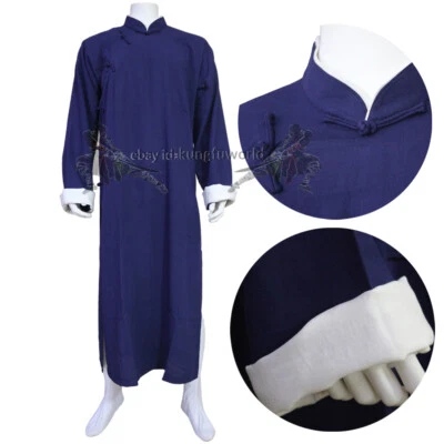 KUNGFUWORLD Custom IP MAN Shaolin Kung fu Robe Wing Chun Tai Chi Suit Martial arts Uniform