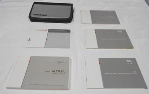 2006 NISSAN ALTIMA OWNER'S MANUAL SET & NISSAN ZIPPERED FACTORY CASE.FREE SHIP - Picture 1 of 9
