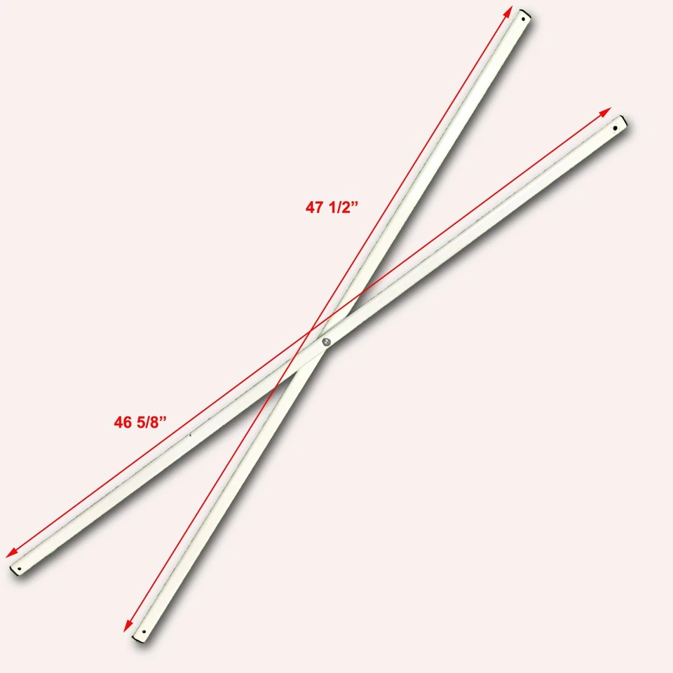 Quest, Ozark Trail, Coleman First Up Repair Kit Replacement Parts 2 TRUSS BARS