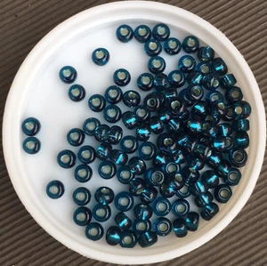 6/0 MIYUKI Japanese Seed Beads, Blue Zircon(91425), 10g - Picture 1 of 1