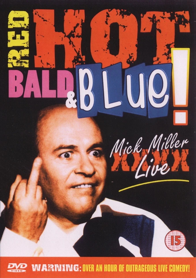 MICK MILLER - RED HOT BALD AND BLUE XXX DVD LIVE - NEW AND SEALED - Image 1 of 1
