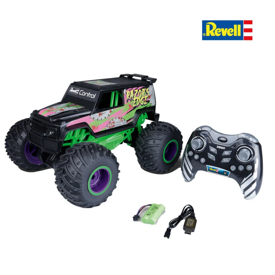 RC Monster Truck Razor's Edge 1:16 2,4Ghz 15 km/h Stunt Car Revell Control 24681 - Bild 1 von 1