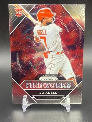 Jo Adell 2021 Panini Prizm Fireworks Insert RC #FW9 Los Angeles Angels - Image 1 of 2