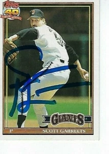 SCOTT GARRELTS 1991 TOPPS #361 - GIGANTES DE SAN FRANCISCO - Imagen 1 de 1