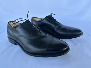 Allen Edmond Black Leather Cordovan Park Avenue Size 12 D - Picture 1 of 15