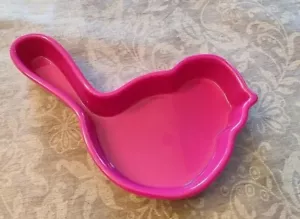 Nora Fleming Melamine Pink Bird Birdie Dish *DATED 2020* Limited Edition - Picture 1 of 2