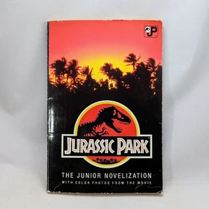 Vintage 1993 Jurassic Park: The Junior Novelization w/Photos VTG 1st Edition  - Picture 1 of 4