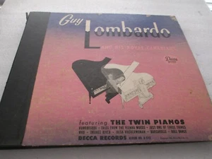 GUY LOMBARDO AND HIS ROYAL CANADIANS,FEAT THE TWIN PIANOS  4 Vinyl 10" 78 RPM  - Picture 1 of 3