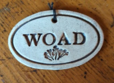 Маркер садовый шерстяной растение терракота камень материал 3,75 дюйма x 2,5 дюйма сделано в Канаде  - Изображение 1 из 2